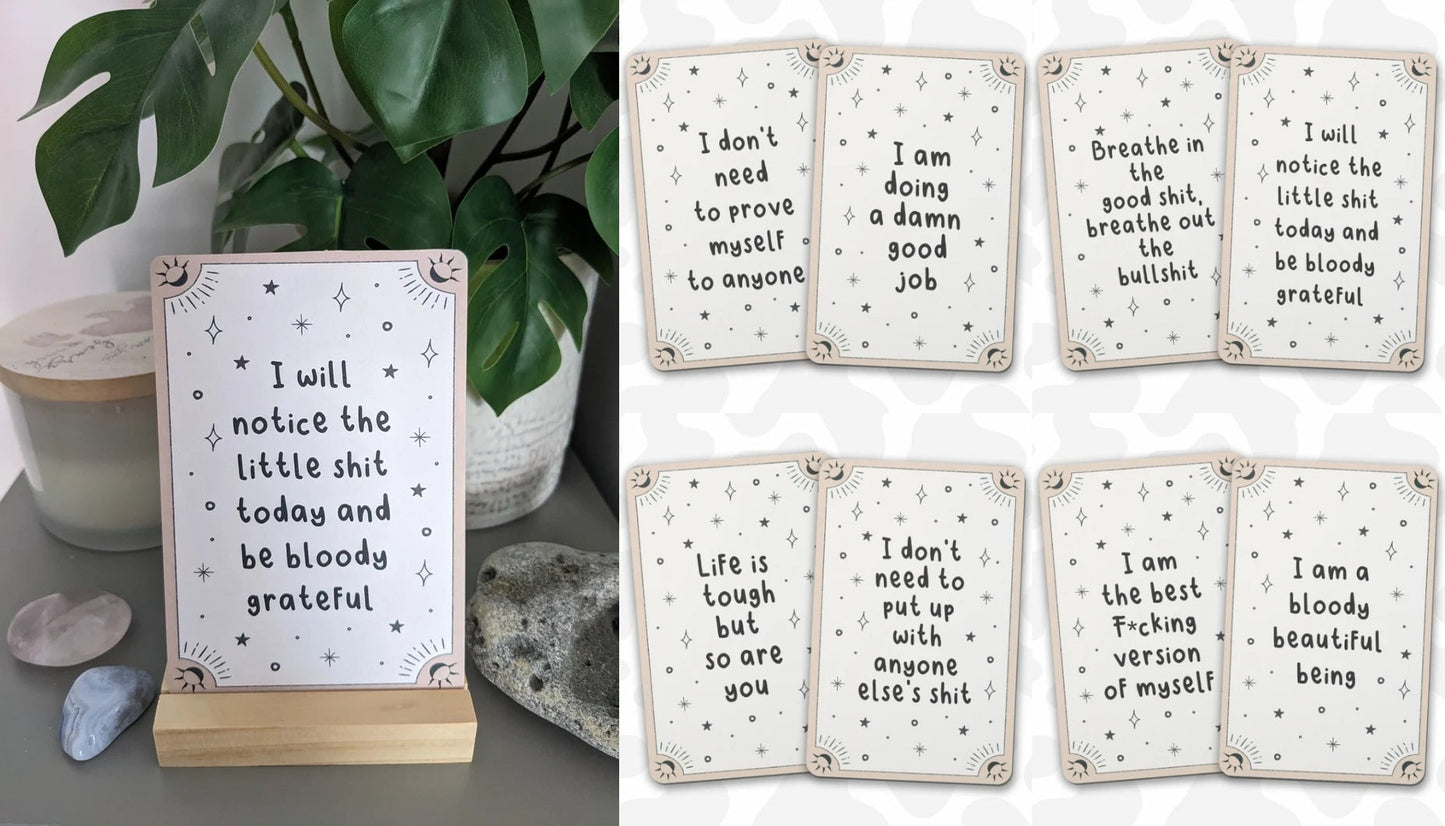 🎁Funny Sweary Affirmation Cards