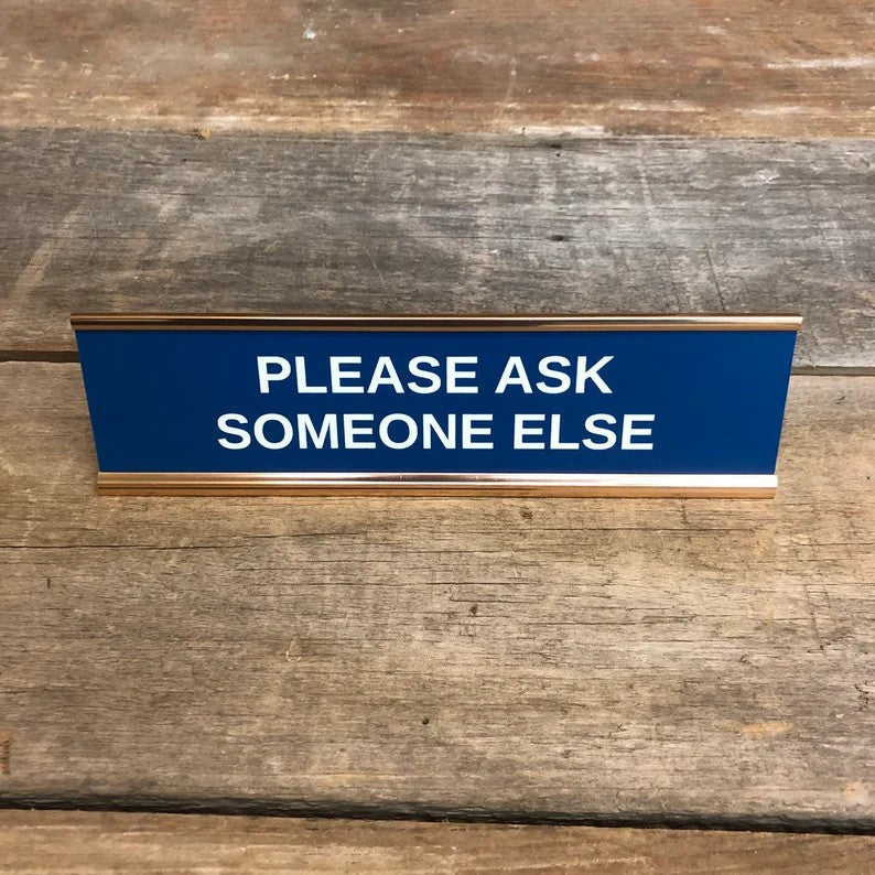 đ„This Week's Special Offer 49% OFF - F'ER IN CHARGE OF YOU F'ING F'S DESK SIGNđ„