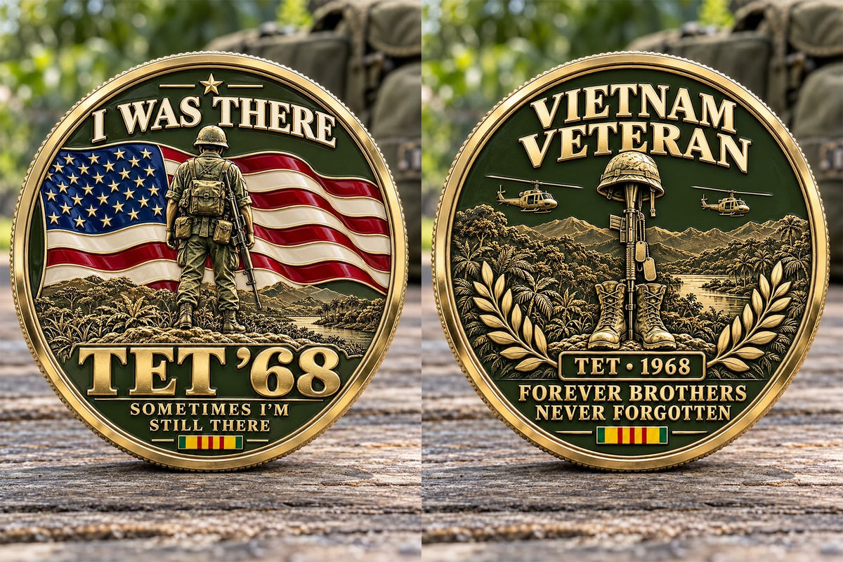 Vietnam Veteran Commemorative Coin – “I Was There, Tet ’68”