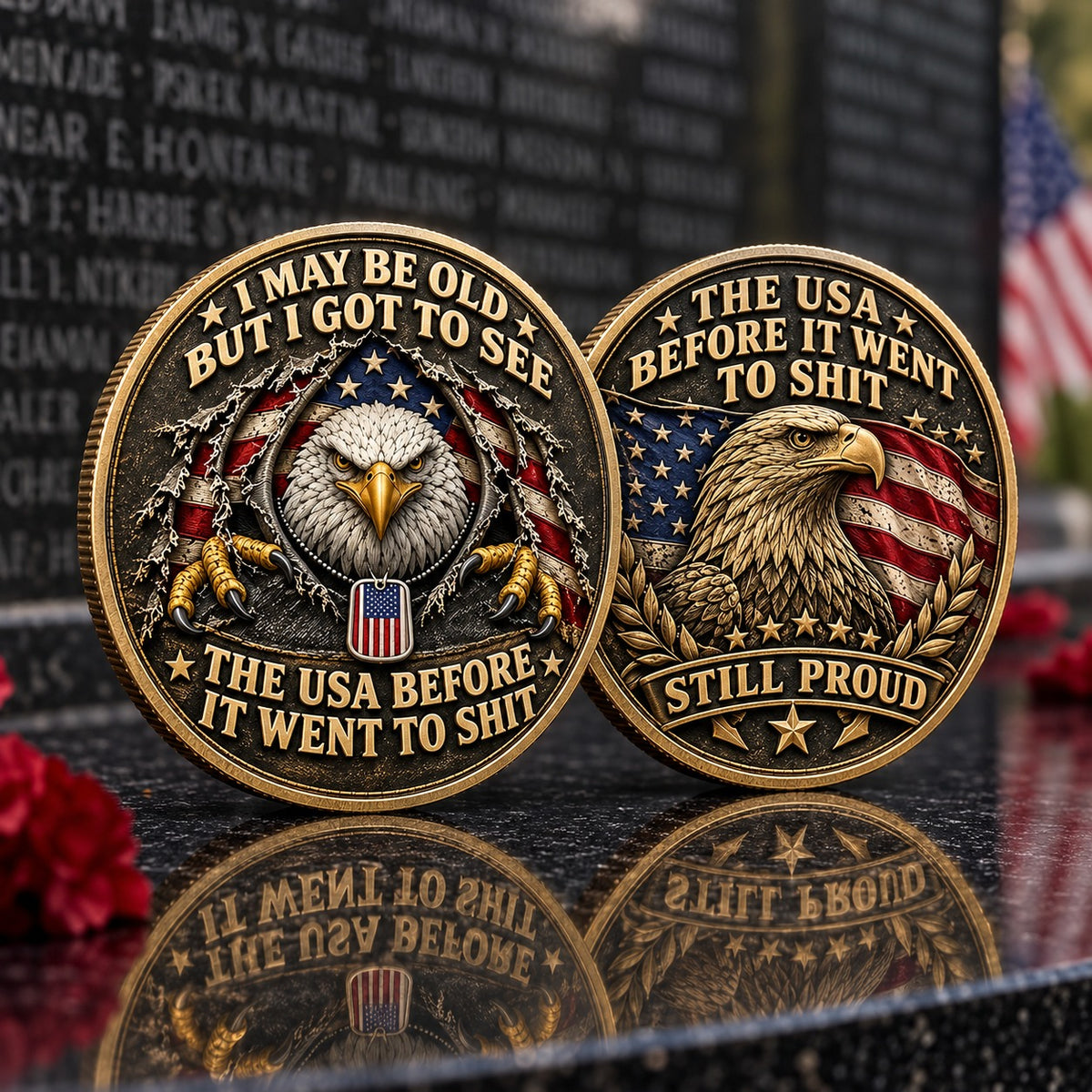 The USA Before It Went to Sh*t — Still Proud American Eagle Commemorative Coin