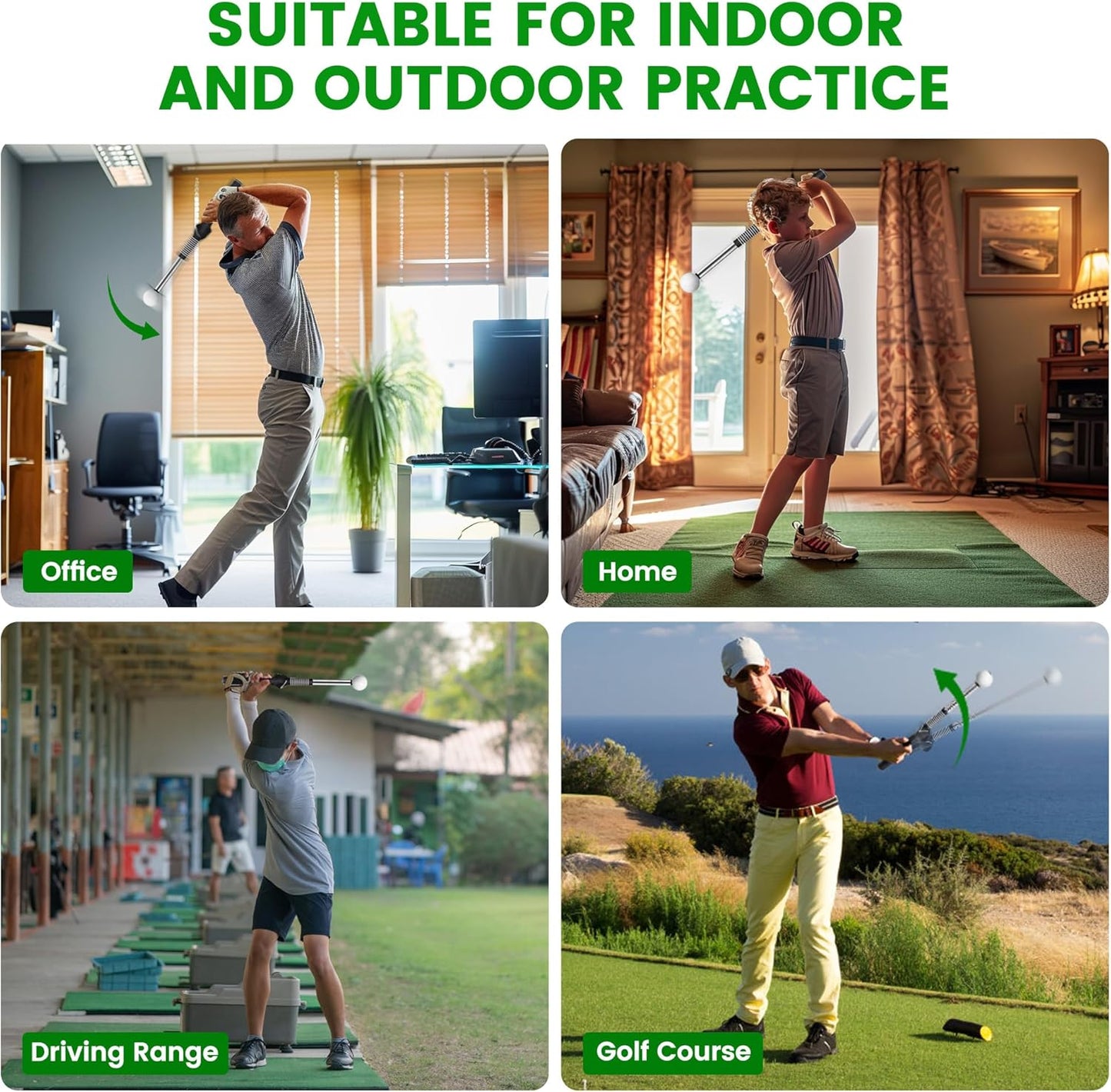 Retractable Golf Swing Training Aid🏌️