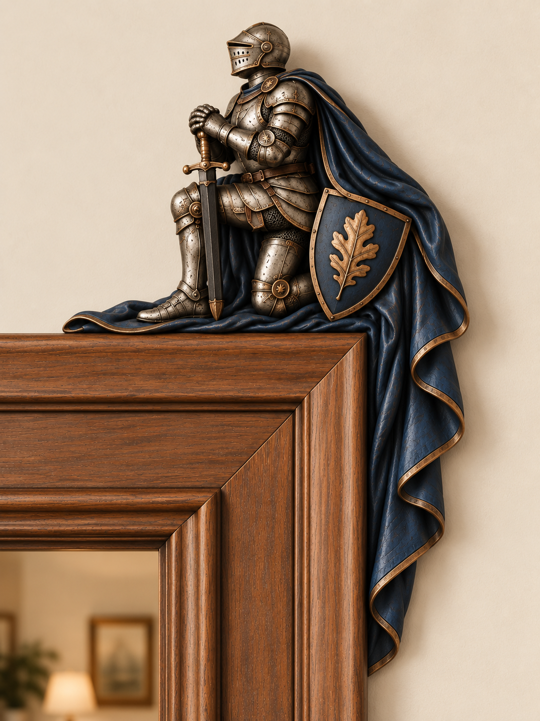 🔥Hot Sale🔥 - "Guardians at Our Door" – Epic Medieval Knight Door Frame Decor Set 🛡️🏰
