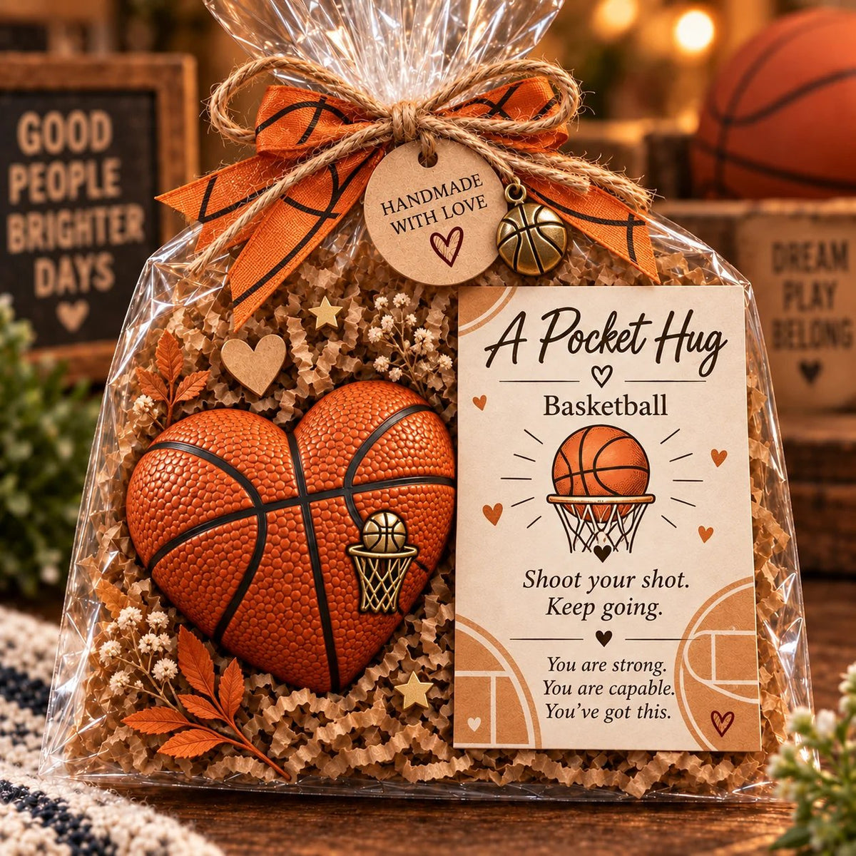 🔥Hot Sale🔥 - 🏆 Sports Pocket Hug – Inspirational Keepsake Gift for Athletes & Sports Lovers ❤️