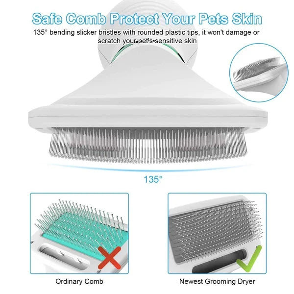 🐶Brushy Air: 2 In 1 Dog Dryer(Send universal conversion head)