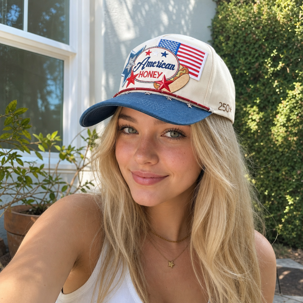 ๐บ๐ธ American Honey Cap โ A Retro Hat Made for True American Spirit