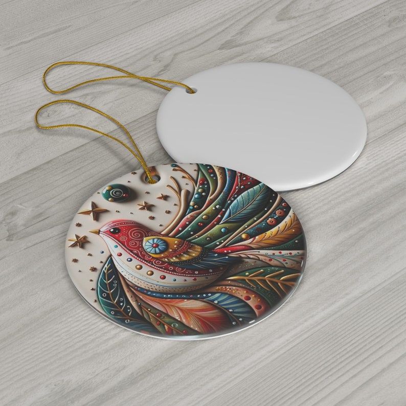 🎅CHRISTMAS SALE 49% OFF🎄Bird Of Many Colors Ceramic Christmas Ornament🐦