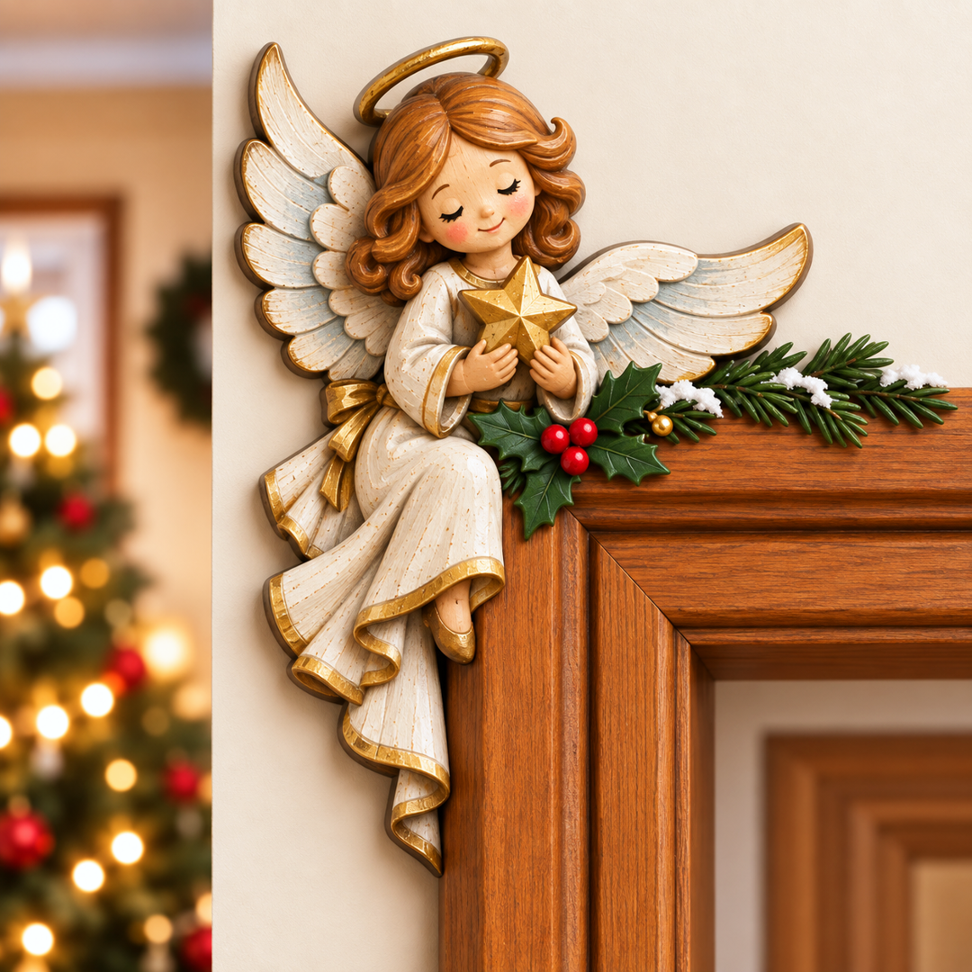 🎄 Christmas Peekaboo Door Frame Corner Decor