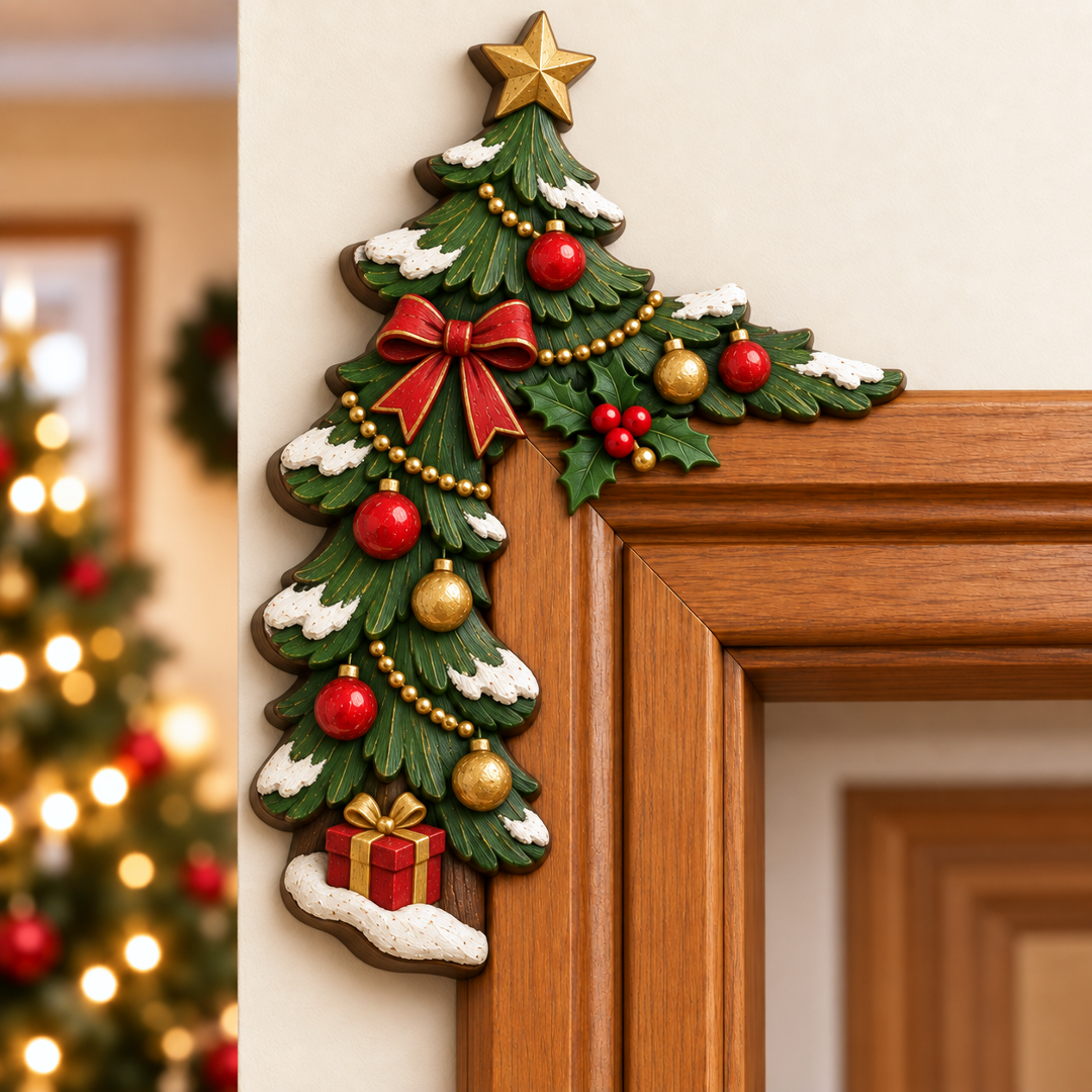 🔥Hot Sale🔥 - Christmas Peekaboo Door Frame Corner Decor