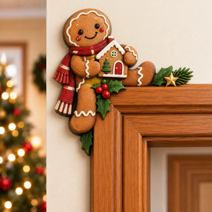 🎄 Christmas Peekaboo Door Frame Corner Decor