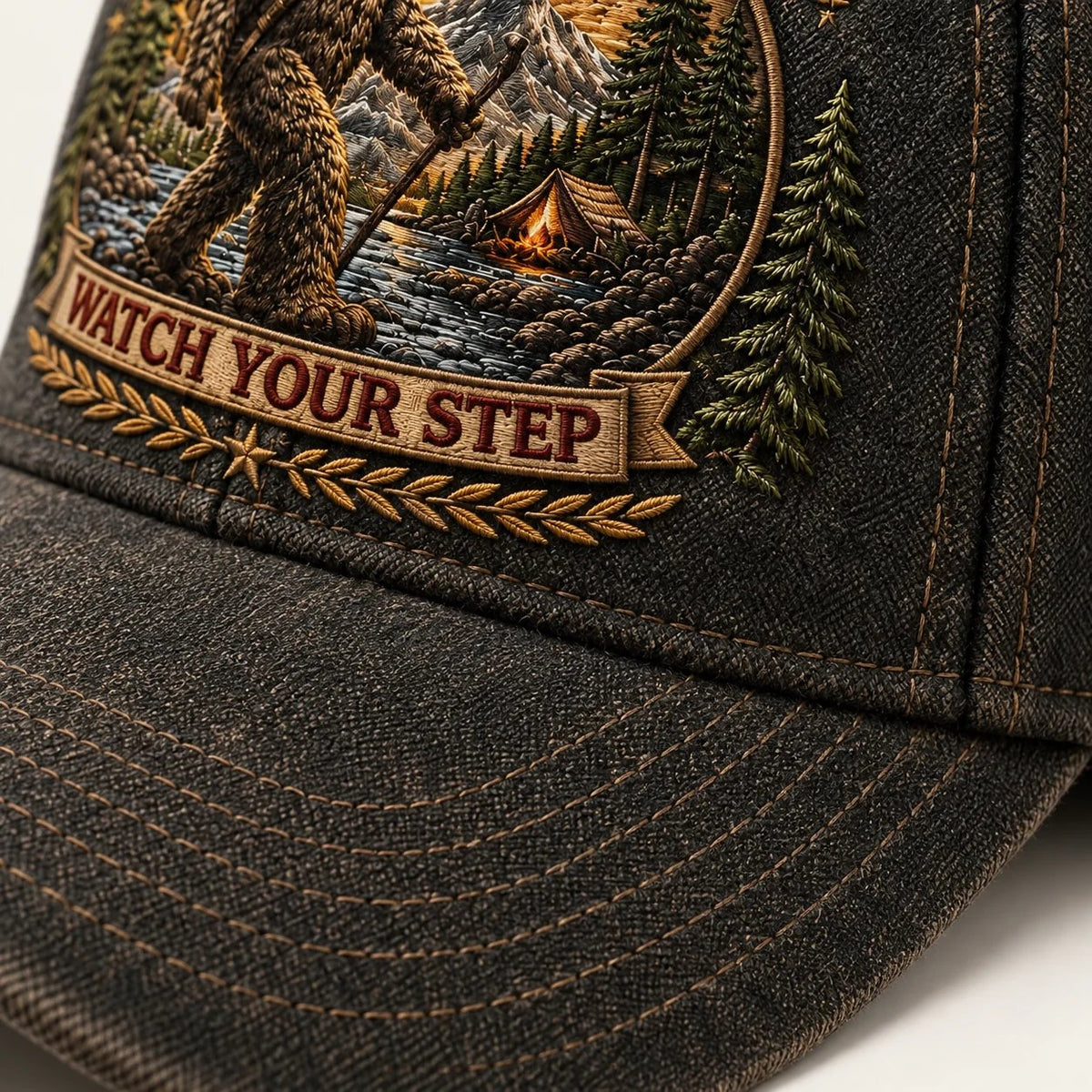 🔥Hot Sale🔥 -  2027 Bigfoot Country Heritage Cap – Pacific Northwest Vintage Washed Embroidered Hat