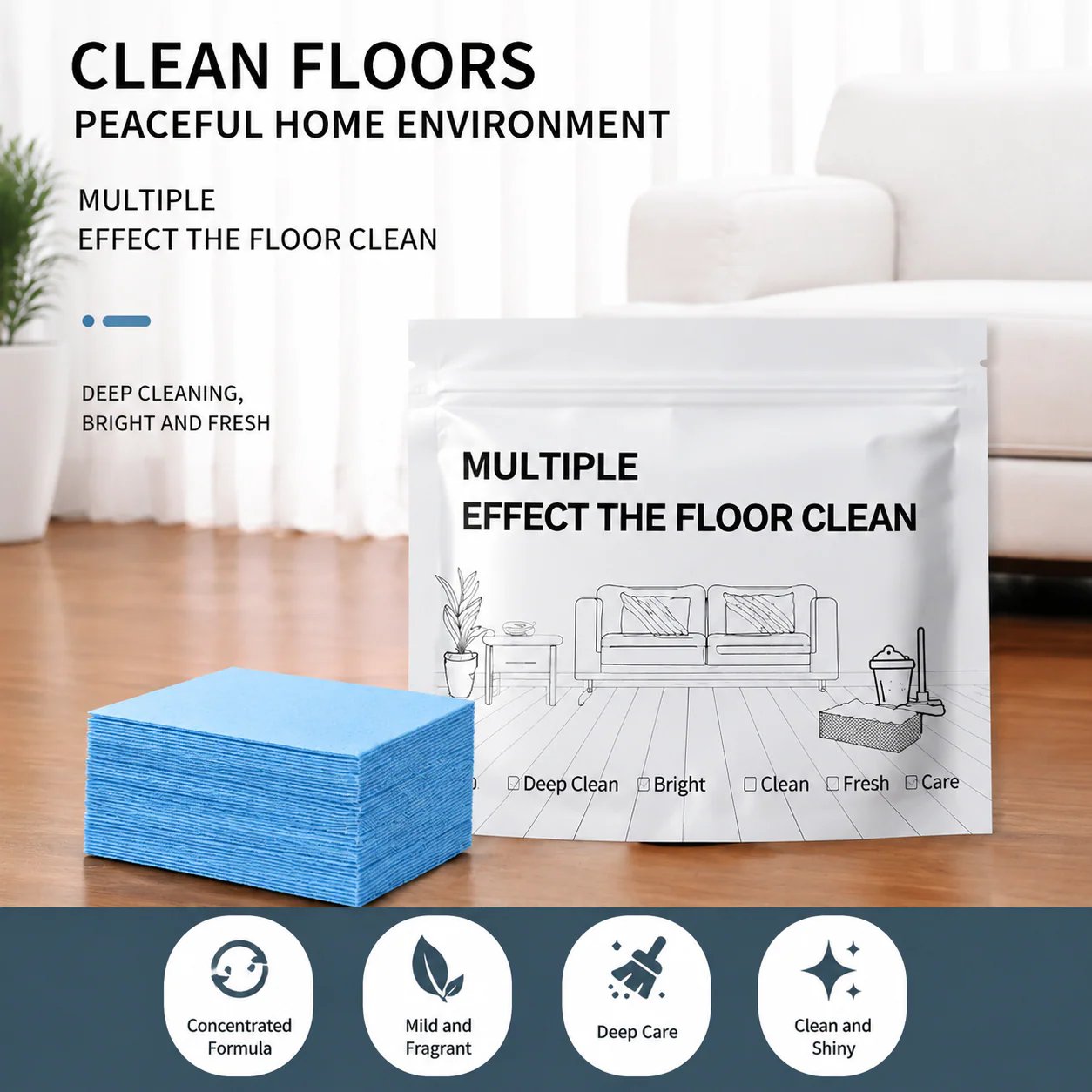 🔥Multi-Surface Antibacterial Cleaner for Hardwood, Tile & Laminate