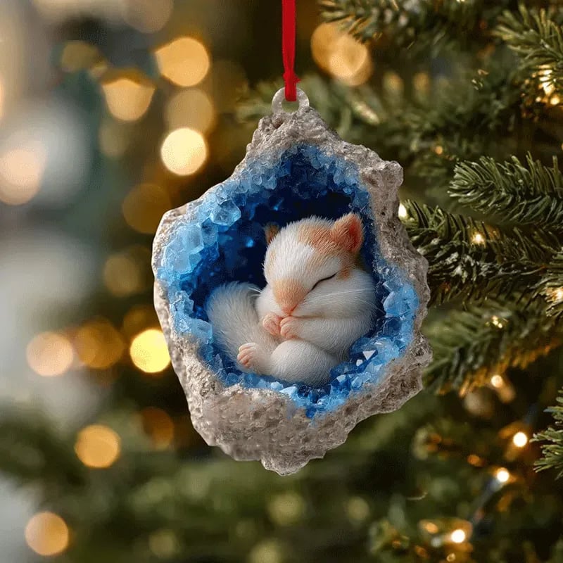 🔥🎄Early Bird Christmas Sale 50% OFF | Geode Animal Ornaments