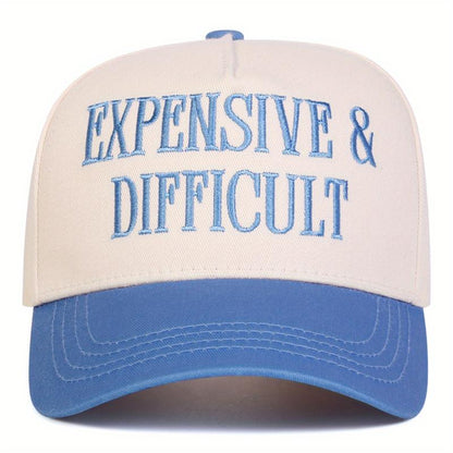 Expensive & Difficult Two-Tone Trucker Hat | Unapologetic Vibe For Girls