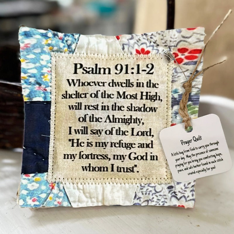 💖🎁2026 Mother's Day Gifts 50% Off--✝️Prayer Quilt with cross inside🥰