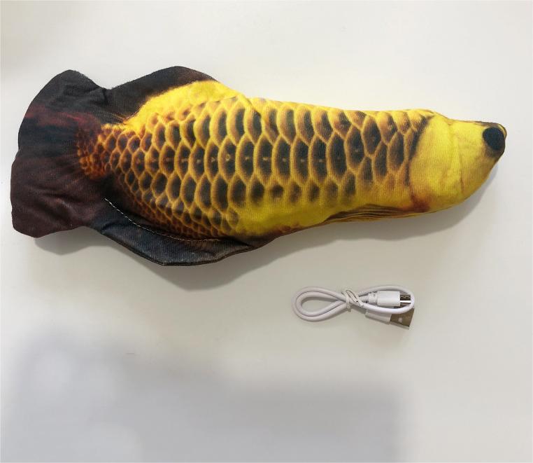 🐟🐠🐬 Electric Moving Fish Interactive Plush Toys