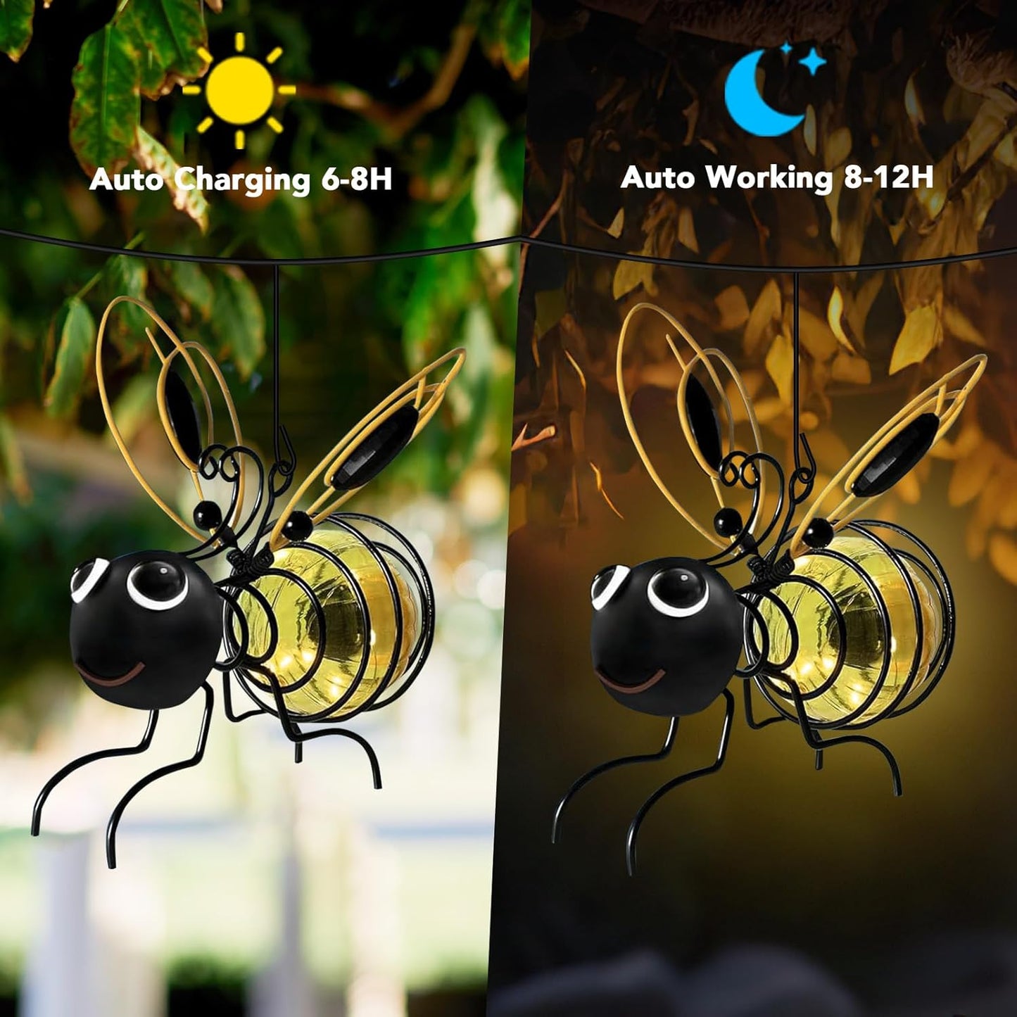 🎁 LAST DAY: 50% OFF! 🔥Outdoor Hanging Solar Bee Light
