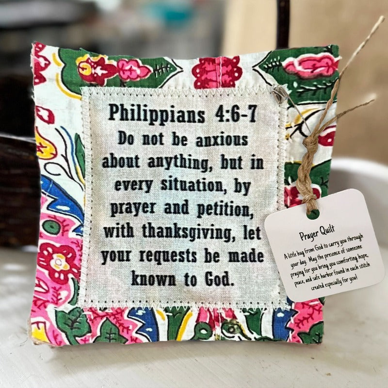 💖🎁2026 Mother's Day Gifts 50% Off--✝️Prayer Quilt with cross inside🥰