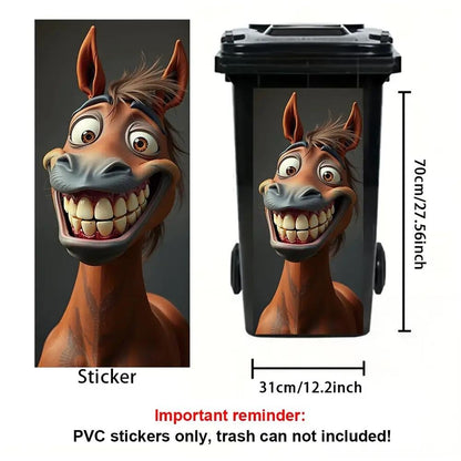 🔥Hot Sale🔥 - ✨Creative Trash Can Sticker with Colourful Cartoon