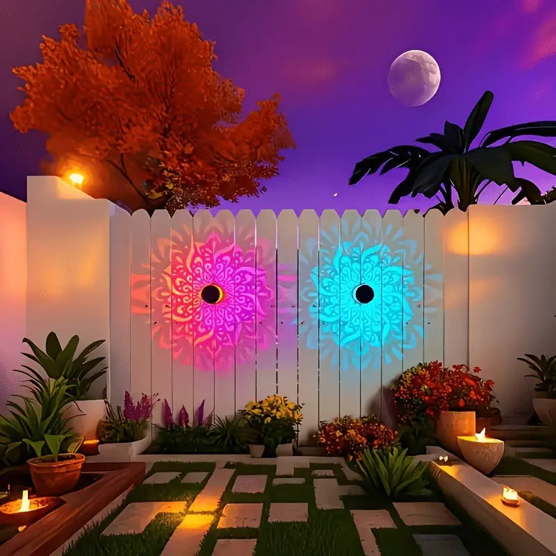 🔥Solar-Powered Mandala Projector Light