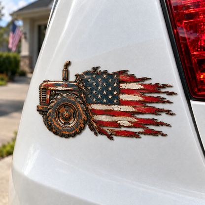 🇺🇸🚘Patriotic American Flag Car Emblem Badge
