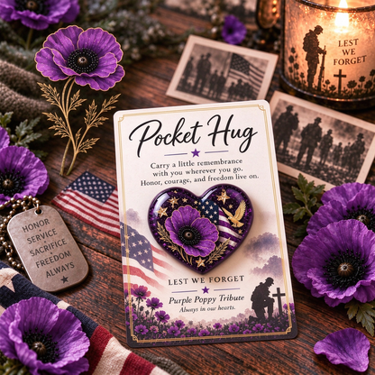 🔥Hot Sale🔥 - 🌺 Pocket Hug™ Remembrance - A Little Keepsake of Love, Honor & Memories
