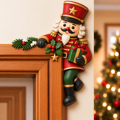 🎄 Christmas Peekaboo Door Frame Corner Decor