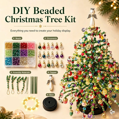 🎄DIY Beaded Christmas Tree Kit – Create Your Own Sparkling Holiday Decoration
