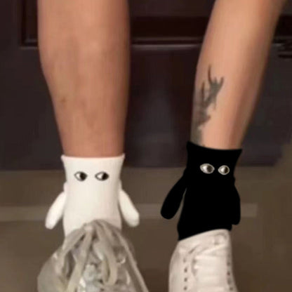 🔥 Hand In Hand Magnetic Holding Hands Socks 💕