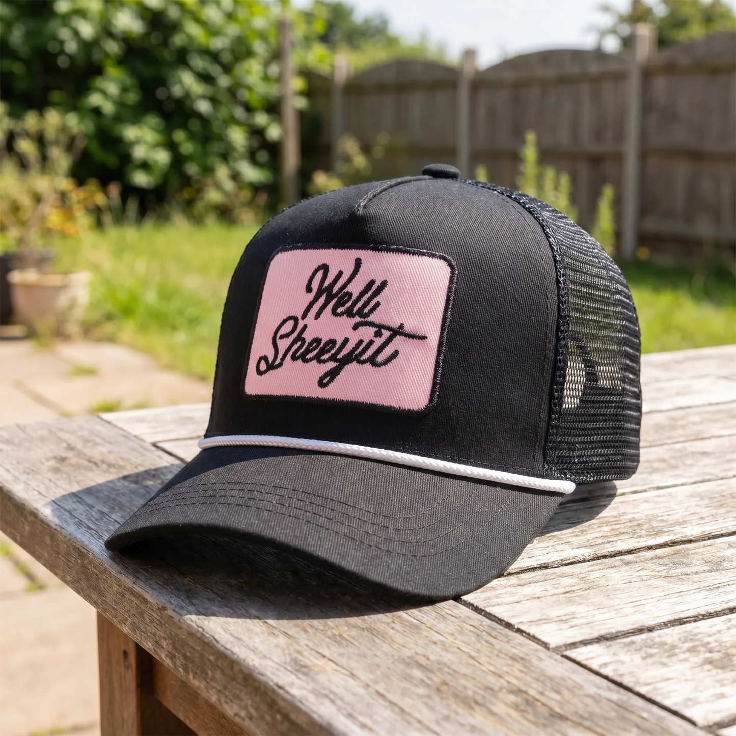 🧢 “Well Sheeyit” Trucker Hat — Attitude You Can Wear