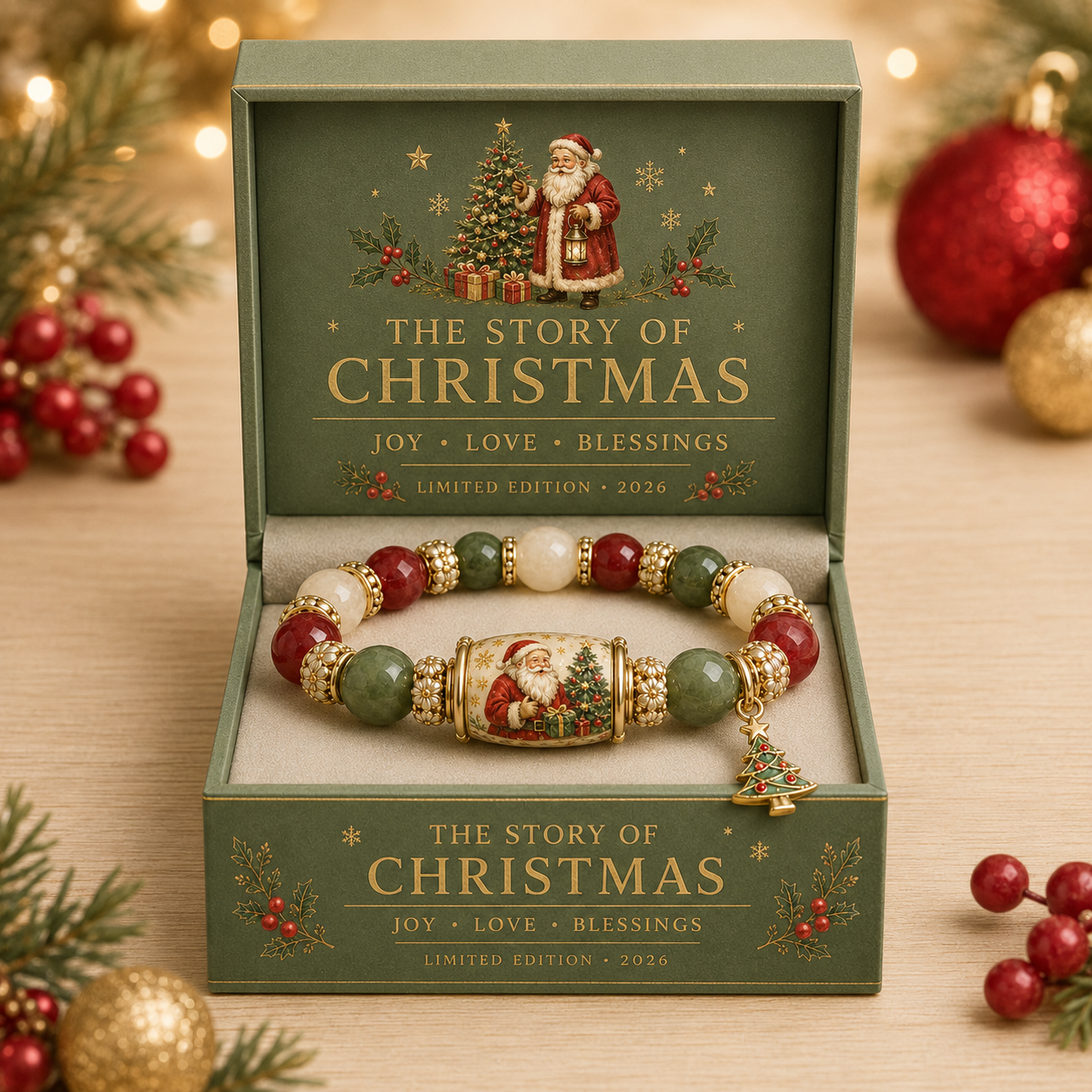 🎅 Christmas Magic Bracelet 🎄 | 2026 Limited Edition — 50% OFF Holiday Sale