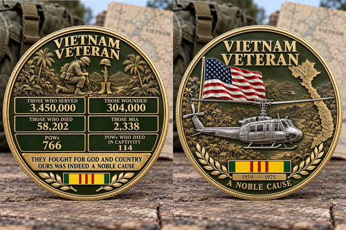 Vietnam Veteran Commemorative Challenge Coin