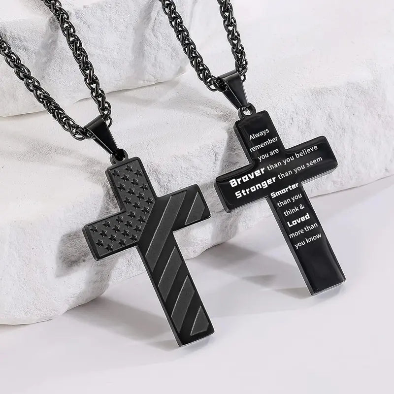 ✝️ Stainless Steel Cross Necklace