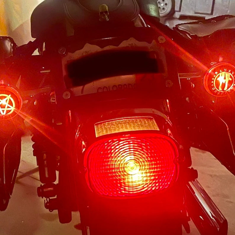 Funny Motorcycle Lens Cover ( 1 pair )