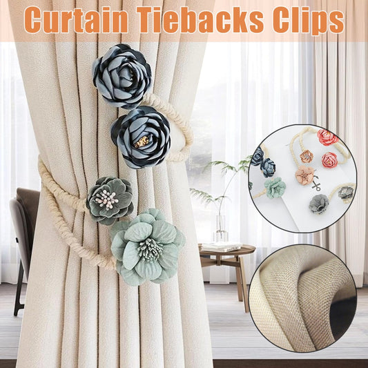 🔥Hot Sale 49% OFF🌸Curtain Tiebacks Clips
