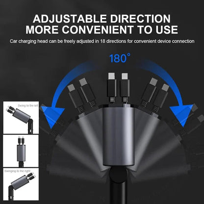 🔥Hot Sale🔥Retractable Car Charger⚡