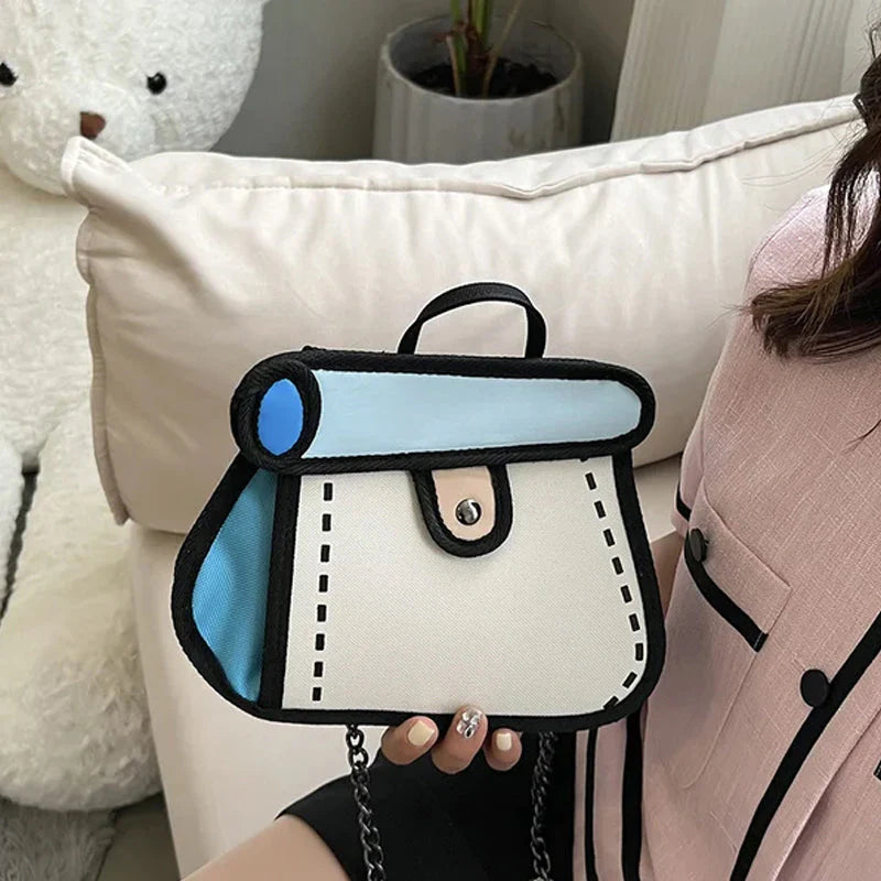 🎅Best Christmas Gift 🎁2D Cartoon Handbag👜