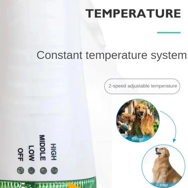 🐶Brushy Air: 2 In 1 Dog Dryer（Send universal conversion head）