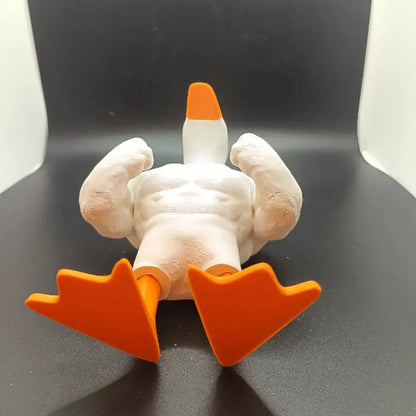 🦆💪 Muscle Duck Statue Ornament