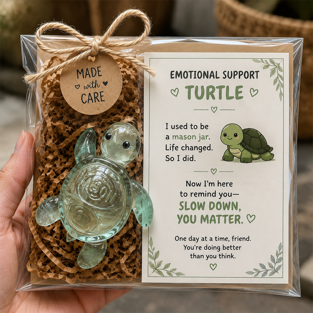 🐢Original Recycled Glass Support Turtle