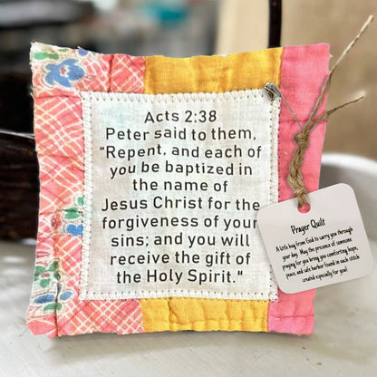 💖🎁2026 Mother's Day Gifts 50% Off--✝️Prayer Quilt with cross inside🥰