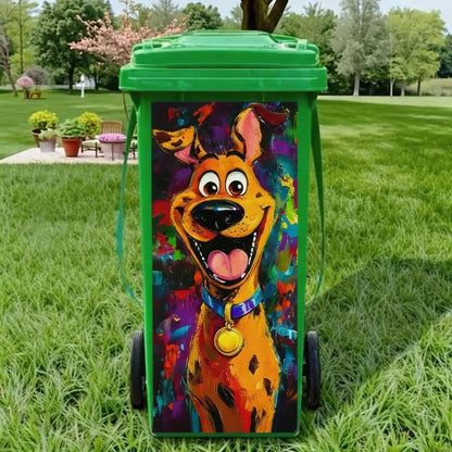 🔥Hot Sale🔥 - ✨Creative Trash Can Sticker with Colourful Cartoon