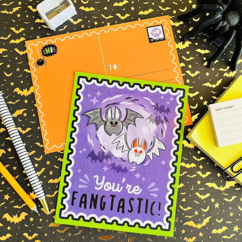 👻Spooky Tidings Postcard Set (6 designs)