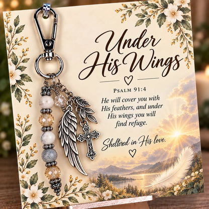 🔥Hot Sale🔥 - ✝️ Carry Your Faith With You - Christian Scripture & Prayer Keepsake Keychain