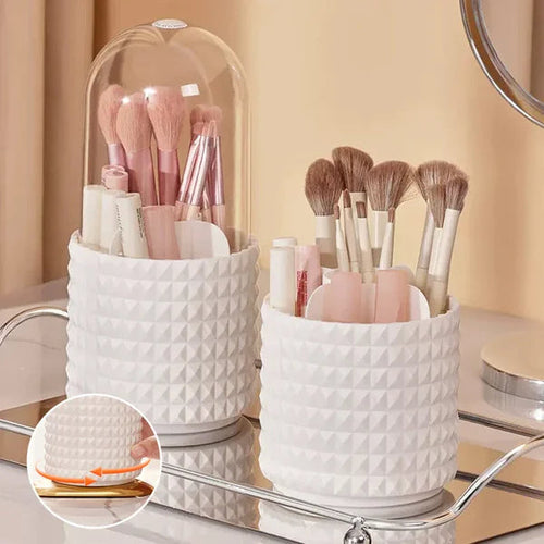 🎅Christmas Hot Sale-🎁360° Rotating Dustproof Large-Capacity Makeup Box