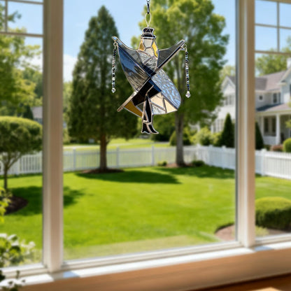 🔥HOT SALE 50% OFF -💃🤘 Handmade Stained Glass Spinner