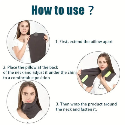 Soft and Supportive Travel Pillow