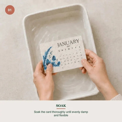 🌱 2027 Seed Paper Calendar – Grow a Garden Month by Month, A Gift of Hope &amp; Sustainability