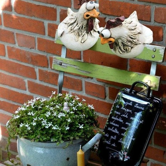 🔥Funny Chicken Garden Fence Decoration🐓