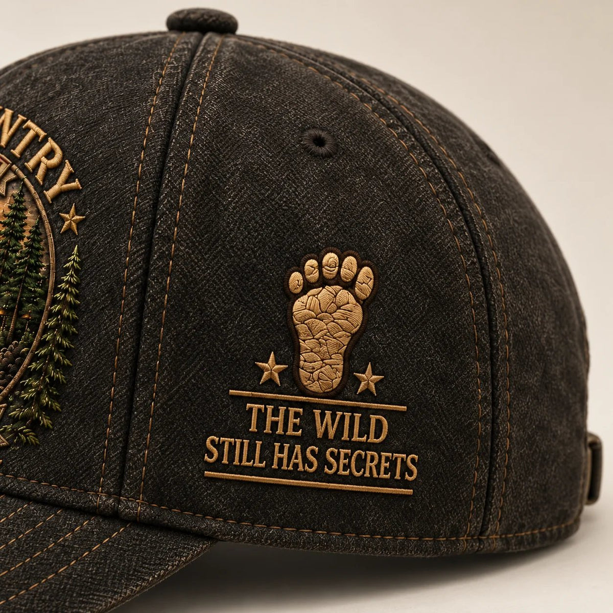 🔥Hot Sale🔥 -  2027 Bigfoot Country Heritage Cap – Pacific Northwest Vintage Washed Embroidered Hat