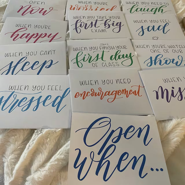 💌Open When Envelopes